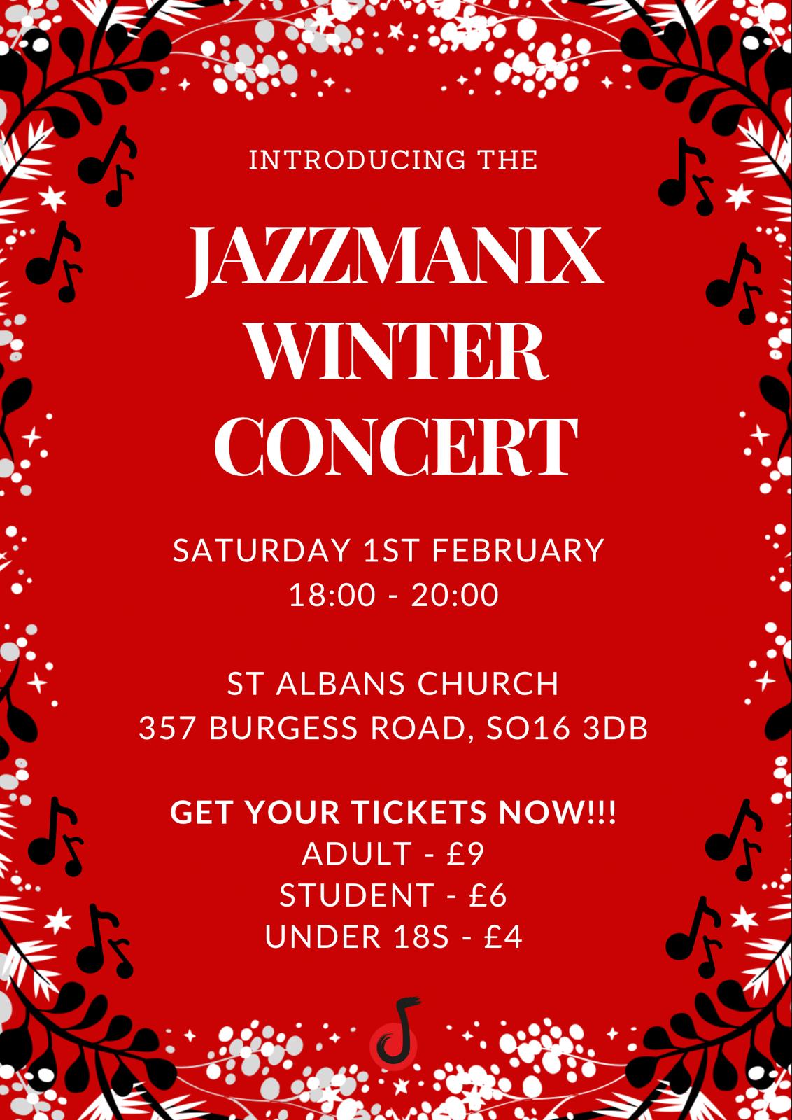 Jazzmanix Winter Concert